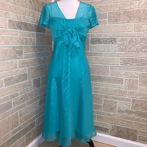 Donna Morgan Formal Dress with Sheer Bolero 2Piece